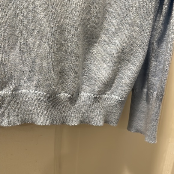 Long sleeve light blue sweater. - Picture 3 of 5